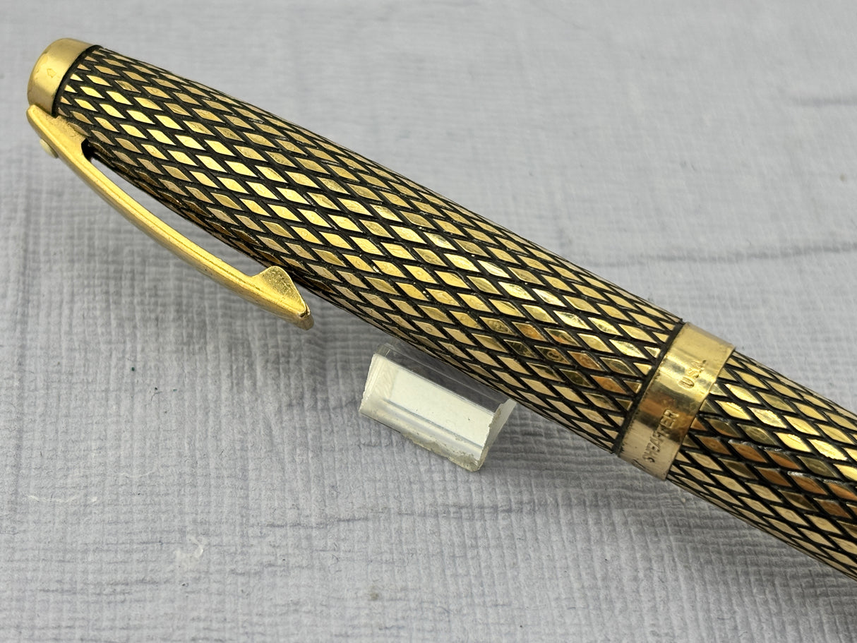Sheaffer’s Imperial crossed lines 14K Gold Filled   - Fountain Pen