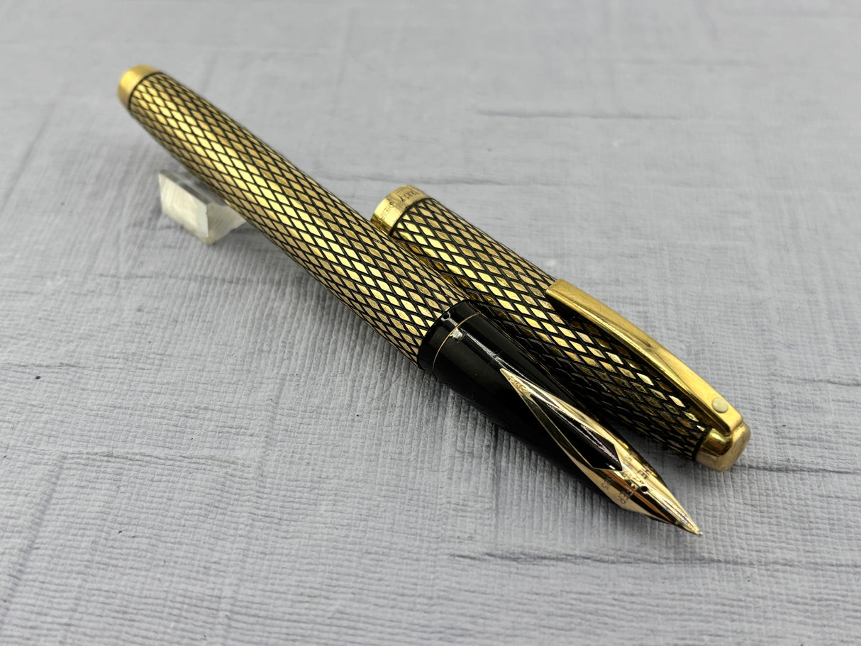 Sheaffer’s Imperial crossed lines 14K Gold Filled   - Fountain Pen