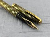 Sheaffer’s Imperial crossed lines 14K Gold Filled   - Fountain Pen