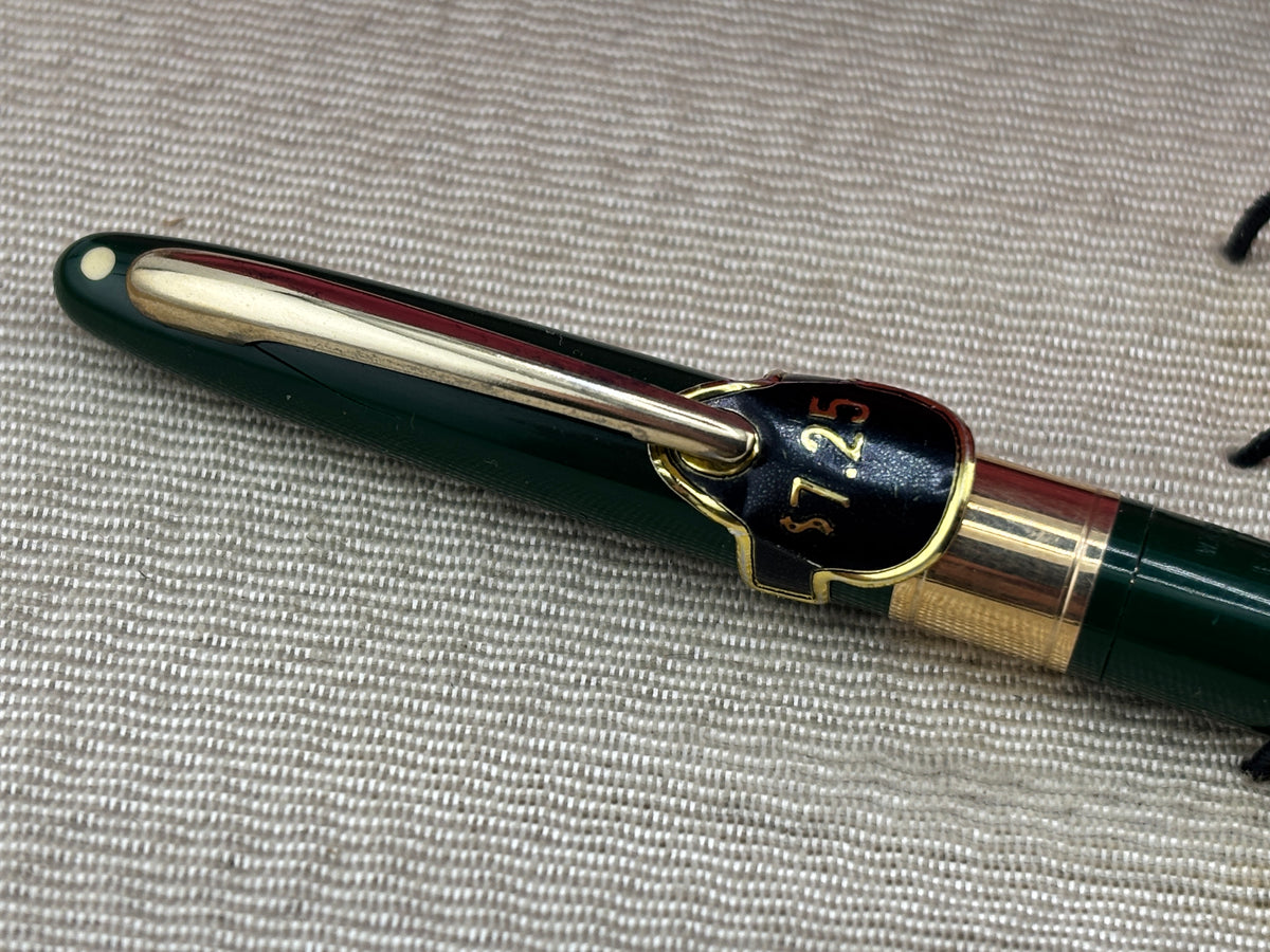 Sheaffer Touchdown Vaillant Green SET - New old stock and boxed