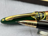 Sheaffer Touchdown Vaillant Green SET - New old stock and boxed