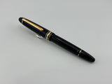 Montblanc Black Resin Meisterstuck #146 LeGrand Fountain Pen - Fine 14kt Gold  Nib