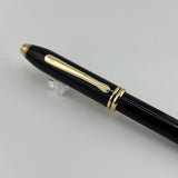 Cross Townsend Black Lacquer Fountain Pen - Made in USA - Medium 14kt Gold  Nib
