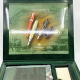 Montegrappa Historia Lustrous Red Marbled Celluloid Limited Edition Fountain Pen - Medium 18kt Gold  Nib