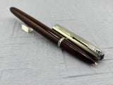 Parker 51 Burgundy Coin Stack Steel cap Diamond Clip Vacumatic  - Fountain Pen