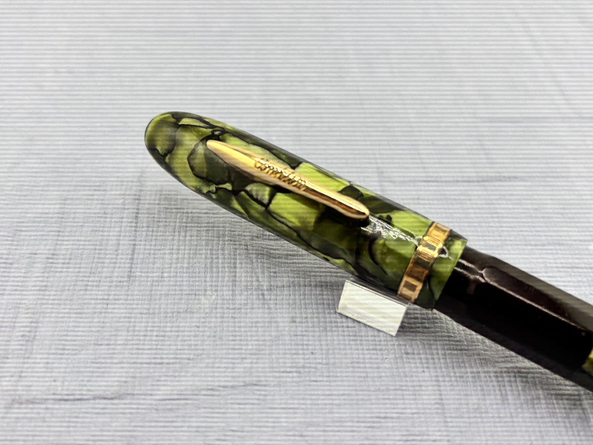 Conklin Nozac Green Celluloid - Fountain Pen