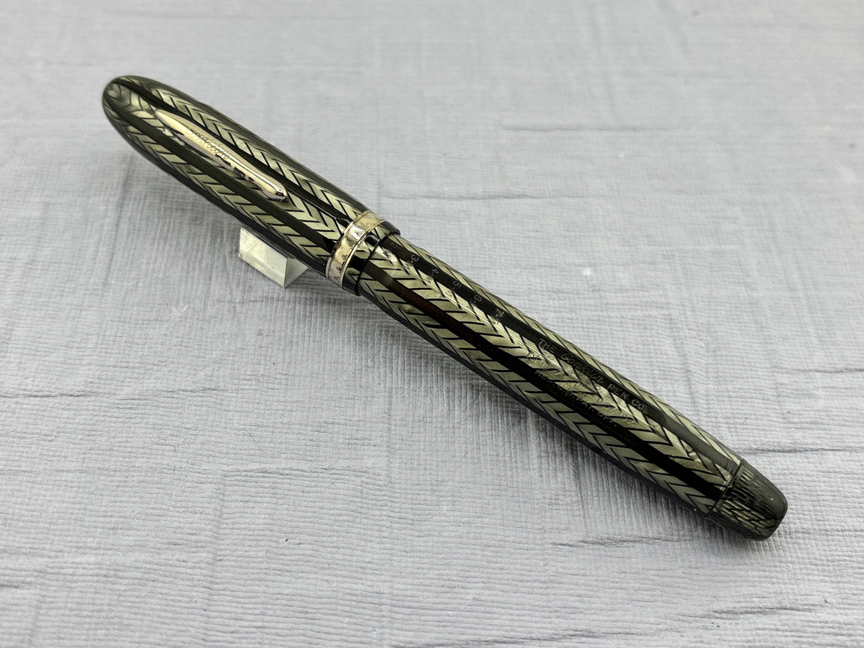 Conklin Nozac Oversize Herrringbone Grey - Fountain Pen