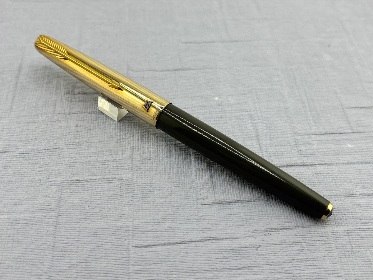 Parker 61 First Edition Golf Filled 14K Cap Grey Barrel - Fountain Pen
