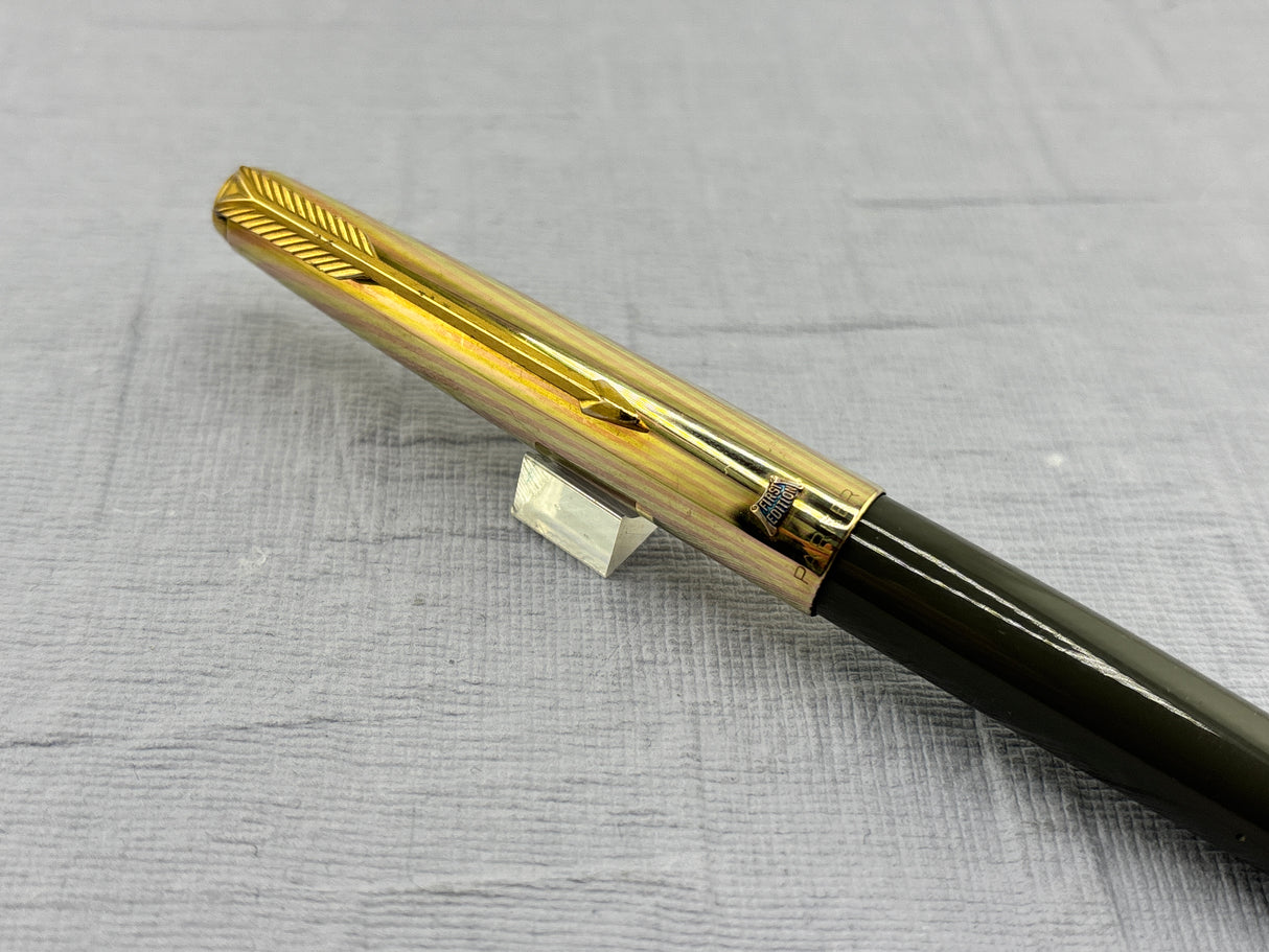Parker 61 First Edition Golf Filled 14K Cap Grey Barrel - Fountain Pen