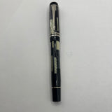 Parker Duofold Black Mosaic International Fountain Pen   -  Medium 18kt Gold Nib