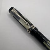Parker Duofold Black Mosaic International Fountain Pen   -  Medium 18kt Gold Nib