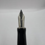 Parker Duofold Black Mosaic International Fountain Pen   -  Medium 18kt Gold Nib