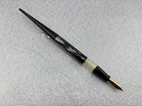 Omas Desk Pen Grigio Perla Celluloid Ink View Window - Never been filled