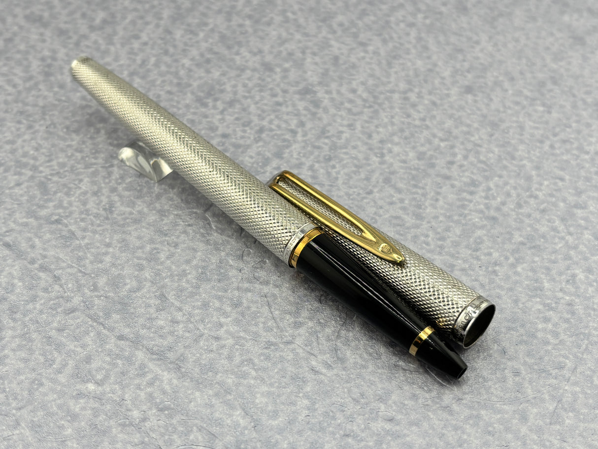 Waterman CF full sterling silver 925 Barleycorn - Roller Ball