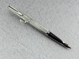 Waterman CF MOIRE Silver fill Pattern with FINE 18k nib- New converter included - Fountain Pen (Copy)