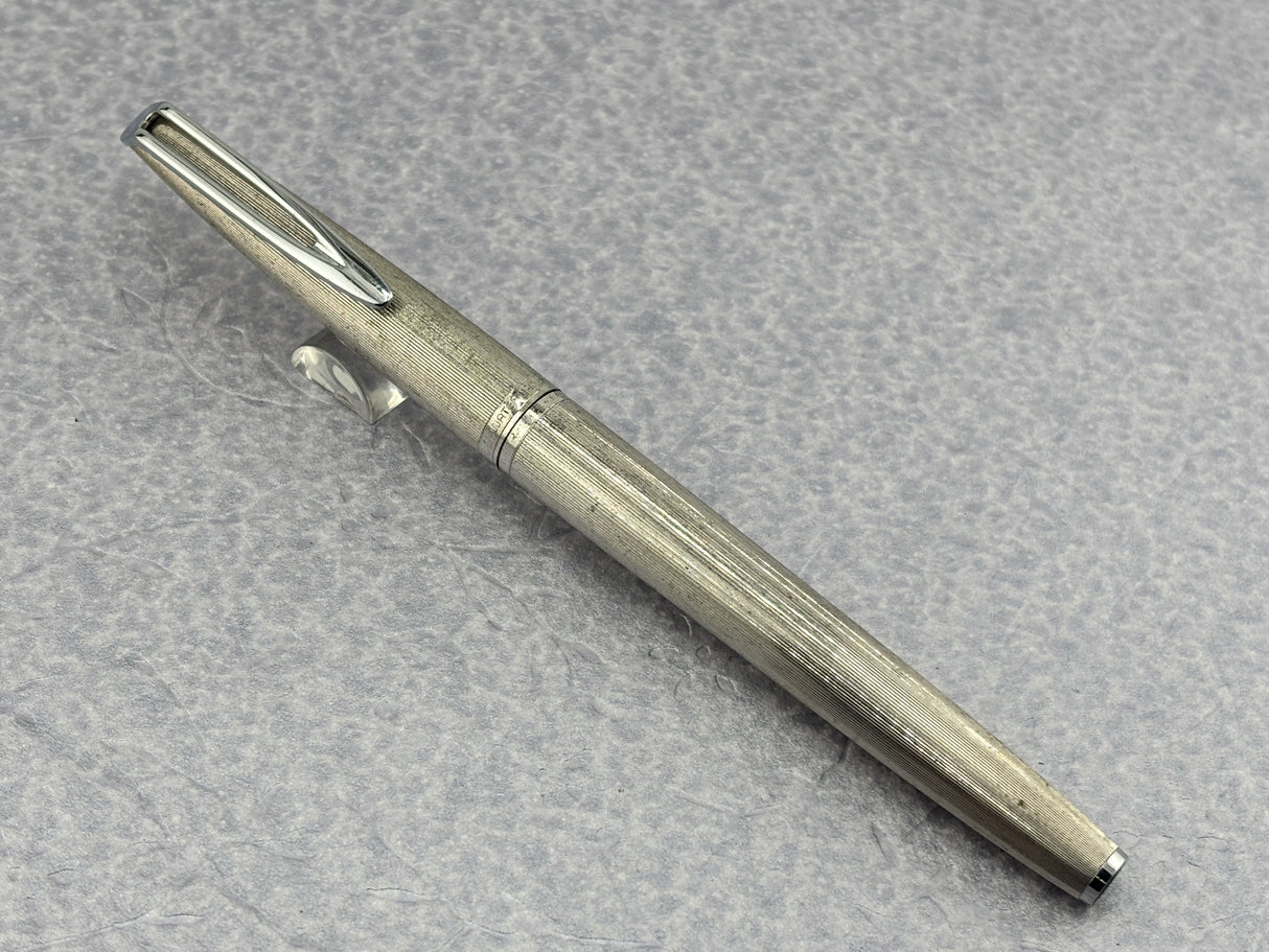 Waterman CF Silver plated Milleraies - New converter included - Fountain Pen