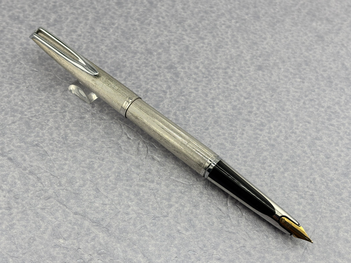 Waterman CF Silver plated Milleraies - New converter included - Fountain Pen