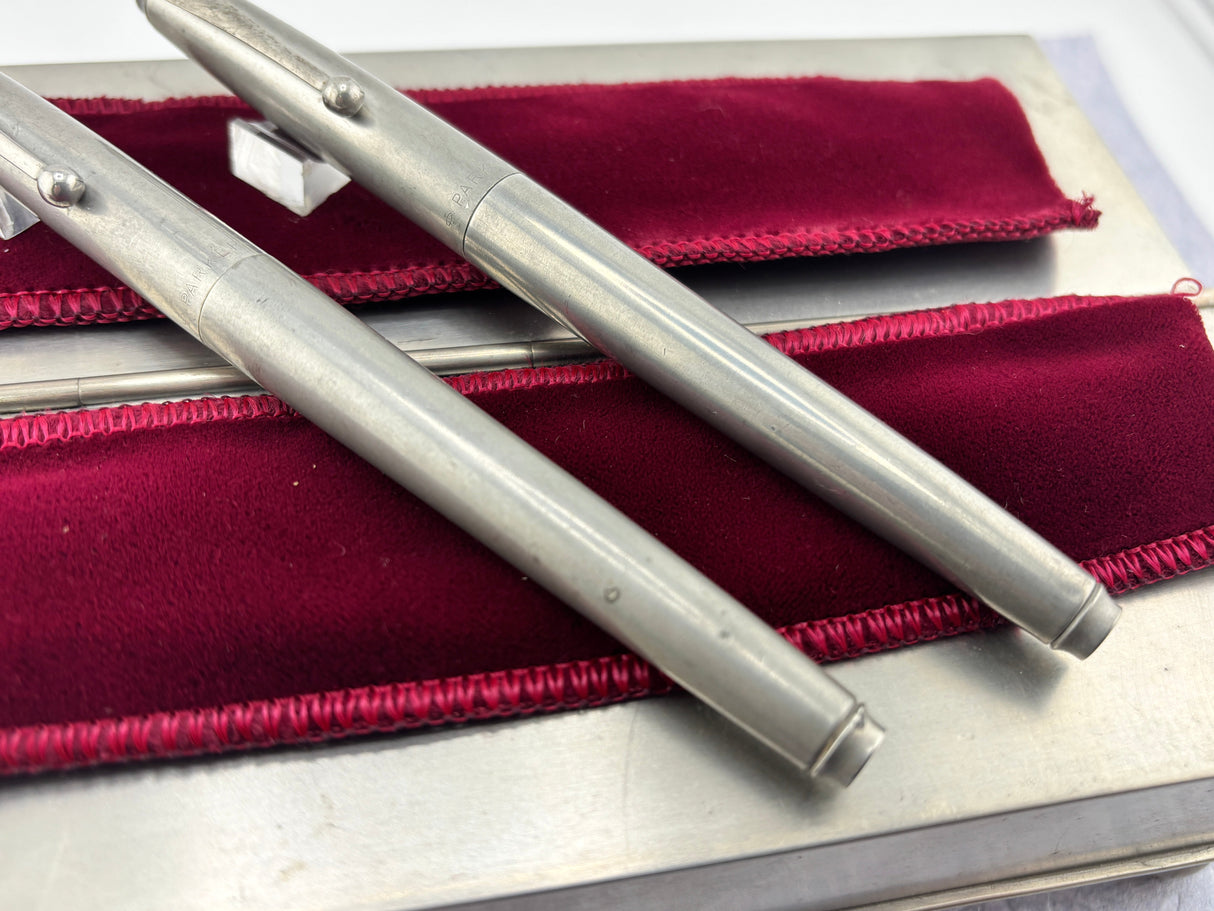 PARKER 75 Americana Pewter Set Bicentenial   - Wonderful set in new condition and all complete of accessories