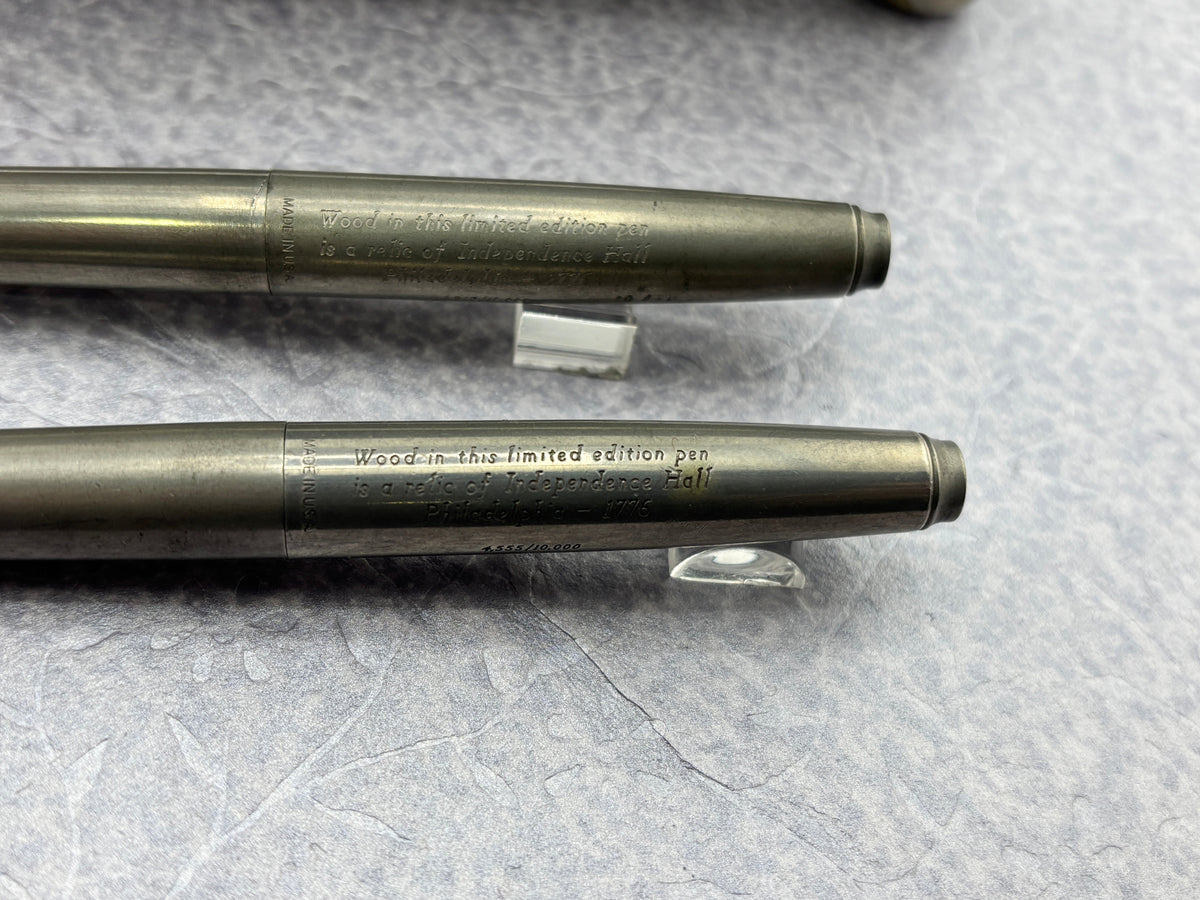 PARKER 75 Americana Pewter Set Bicentenial   - Wonderful set in new condition and all complete of accessories