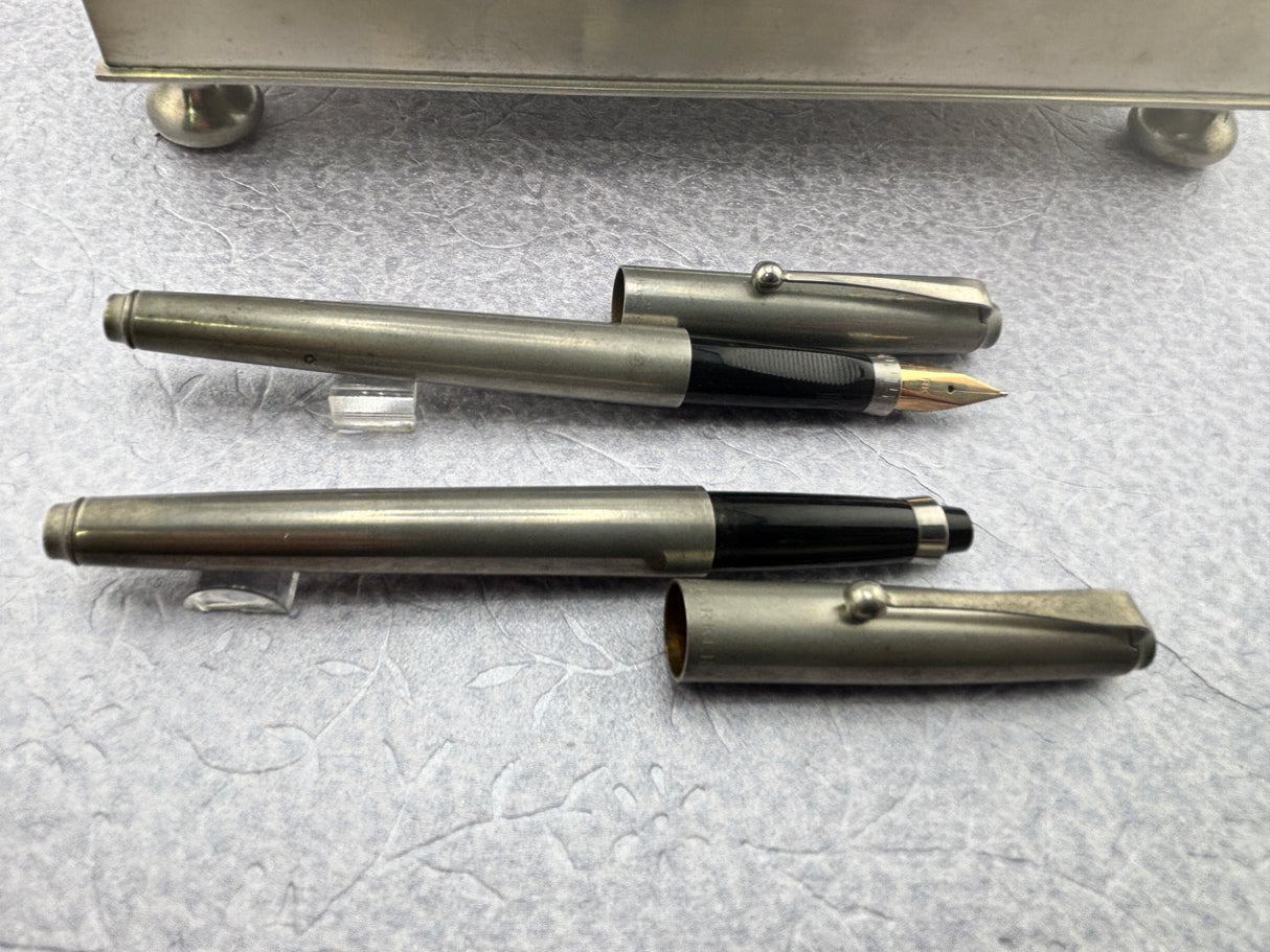 PARKER 75 Americana Pewter Set Bicentenial   - Wonderful set in new condition and all complete of accessories