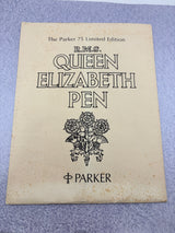 PARKER 75 R.M.S Queen Elisabeth Limited Edition circa 1977 - Fountain Pen