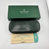 ChronoSwiss RARE Styloscope Green Transparent Limited Edition of 1000 Fountain Pens (M800 Size) Made by Pelikan - Medium 18kt Gold  Nib  with Additional OB 18kt Nib!! - All Original Packaging