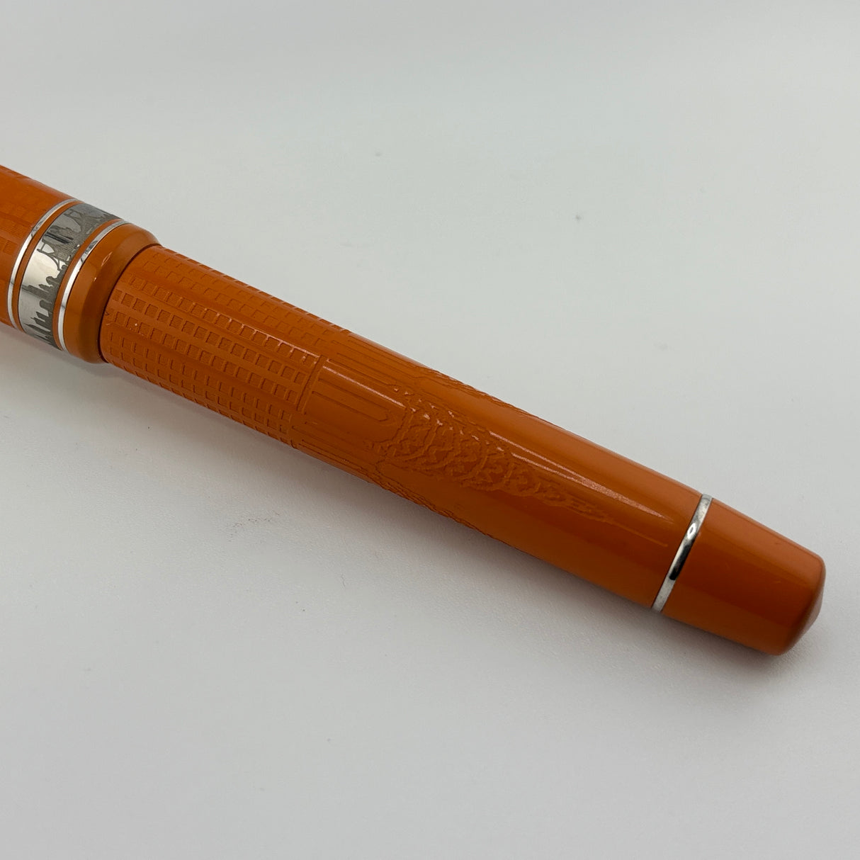 ASC Armando Simoni Club Bologna Extra "I Love New York" Chrysler Building Chased Orange Ebonite