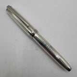 Otto Hutt 07 Design Sterling Silver Top-of-the-Line Fountain Pen   - Large Fine Semi-Flex 18kt Gold Nib