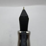 Otto Hutt 07 Design Sterling Silver Top-of-the-Line Fountain Pen   - Large Fine Semi-Flex 18kt Gold Nib