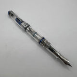 Aurora 88 Minerali Azurite Demonstrator Limited Edition Fountain Pen  -  Extra Fine 18kt Gold Nib