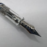 Aurora 88 Minerali Azurite Demonstrator Limited Edition Fountain Pen  -  Extra Fine 18kt Gold Nib