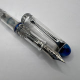 Aurora 88 Minerali Azurite Demonstrator Limited Edition Fountain Pen  -  Extra Fine 18kt Gold Nib