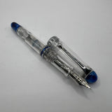 Aurora 88 Minerali Azurite Demonstrator Limited Edition Fountain Pen  -  Extra Fine 18kt Gold Nib