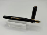 Waterman 14 Black chased Slip Cap 2 bands on barrel - Eye dropper filling system