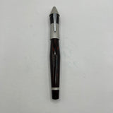 Stipula Pinocchio Limited Edition Woodgrain Ebonite Fountain Pen  -  STUB 0.9mm 18kt Gold Nib