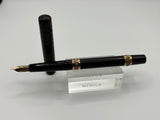 Waterman 13  Black chased Slip Cap 2 bands on barrel - Eye dropper filling system