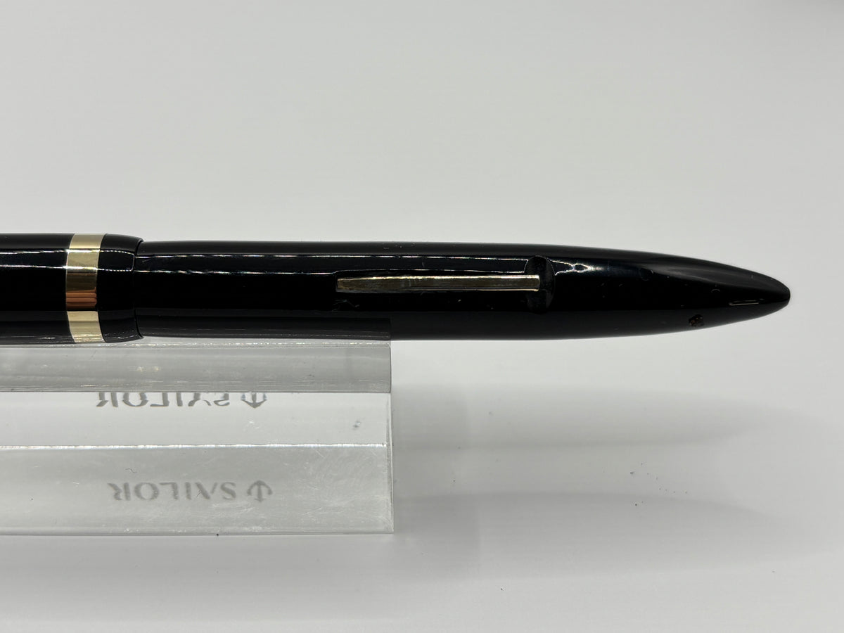 Sheaffer Balance Black Military clip White dot   - Fountain Pen