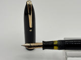 Sheaffer Balance Black Military clip White dot   - Fountain Pen