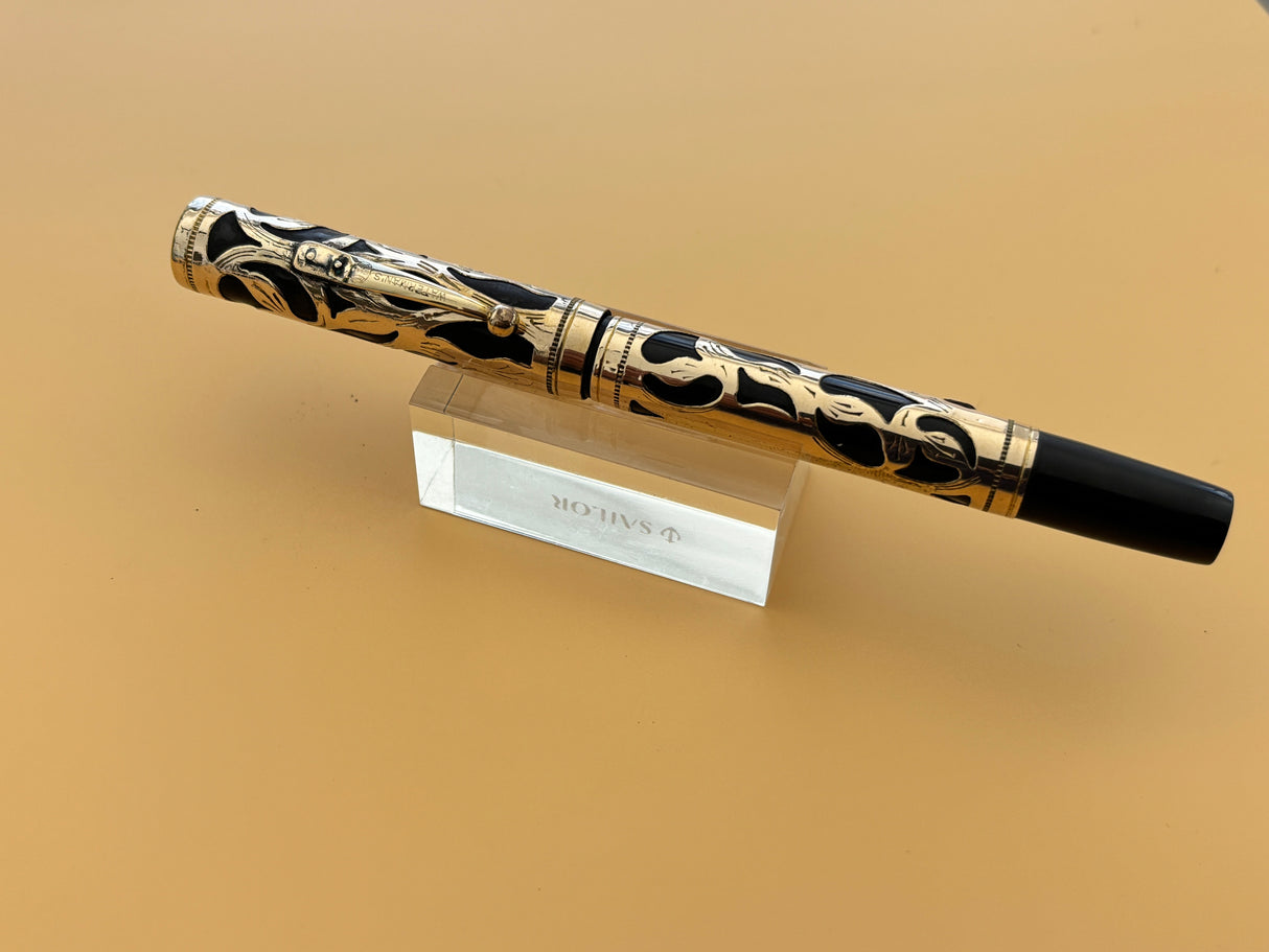 Waterman 0552 Gold filled Overlays Art Nouveau  - Fountain Pen