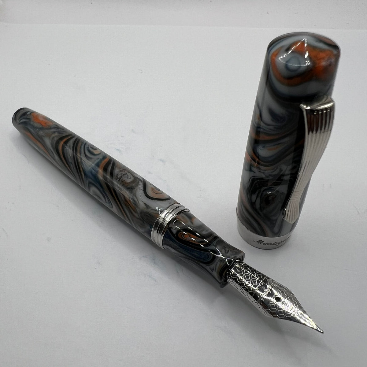 Montegrappa Elmo II Fountain Pen   - Fine Stainless Steel Nib