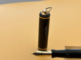 Wahl Eversharp Signature Ring Top  Black Hard Rubber - Fountain Pen