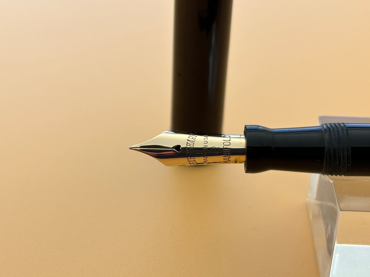Wahl Eversharp Signature Ring Top  Black Hard Rubber - Fountain Pen
