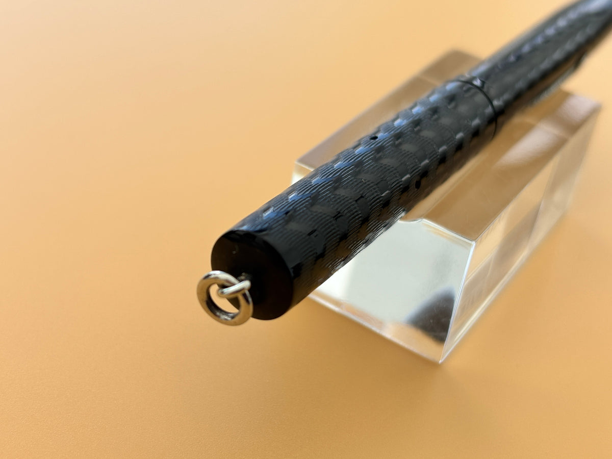 Waterman 52 1/2V Black chased Ring top - Fountain Pen