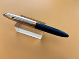 Sheaffer Tuckaway Blue Chrome Cap  New condition  - Fountain Pen