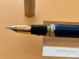 Sheaffer Tuckaway Blue Chrome Cap  New condition  - Fountain Pen