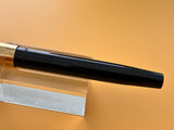 Sheaffer Imperial VII Black gold cap  New condition - huge STUB NIB Rare !  - Fountain Pen