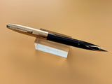 Sheaffer Imperial VII Black gold cap  New condition - huge STUB NIB Rare !  - Fountain Pen