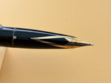 Sheaffer Imperial VII Black gold cap  New condition - huge STUB NIB Rare !  - Fountain Pen