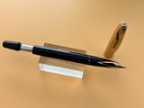 Sheaffer Imperial VII Black gold cap  New condition - huge STUB NIB Rare !  - Fountain Pen