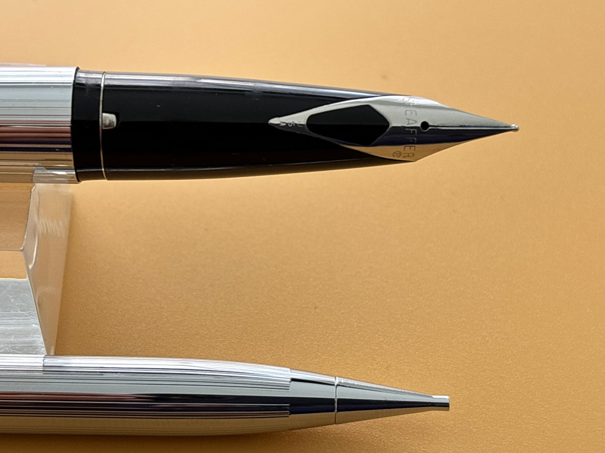 Sheaffer Imperial Triumph Chrome SET  New condition and boxed  - Fountain Pen